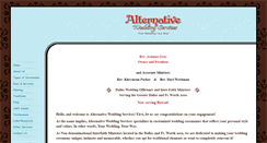 Desktop Screenshot of altweddingservices.com